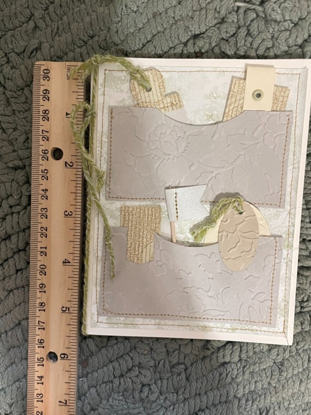 Handcrafted Blank Card 4.25" x 5.5" with envelope. BUNDLE ONLY Happy Birthday - Picture 2 of 4
